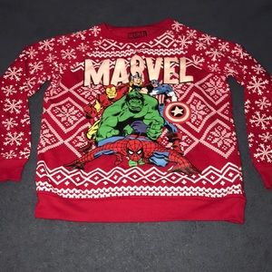 Marvel ugly Christmas sweater
